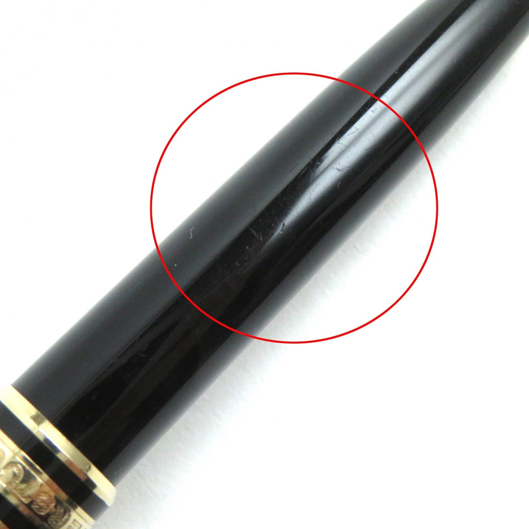 MONTBLANC Ballpoint pen Resin, Gold Plated black Meisterstck Classic mens(Unisex) Used Authentic