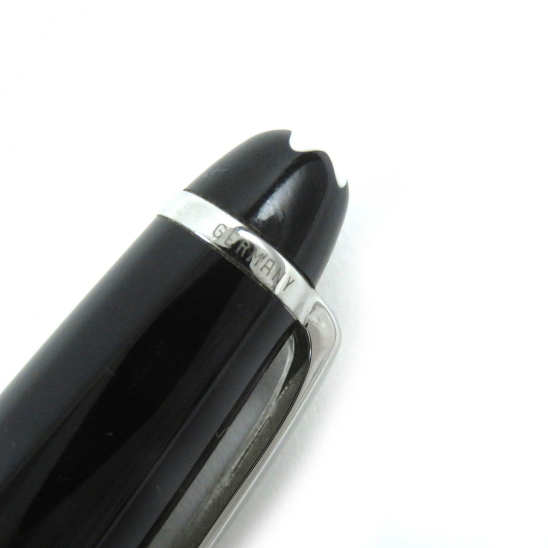 MONTBLANC Ballpoint pen Resin, Platinum black Meisterstck mens(Unisex) Used Authentic