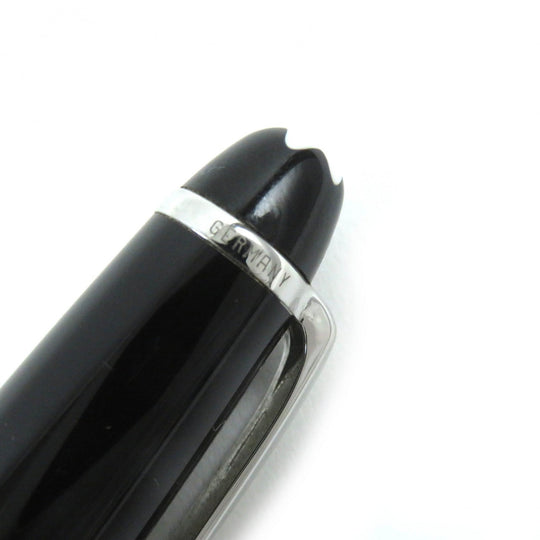 MONTBLANC Ballpoint pen Resin, Platinum black Meisterstck mens(Unisex) Used Authentic