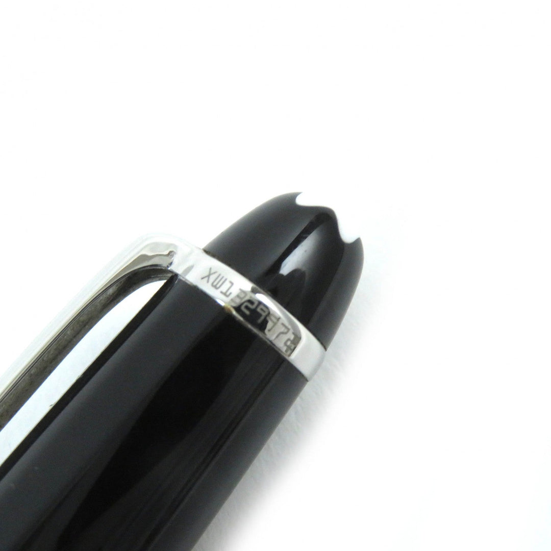 MONTBLANC Ballpoint pen Resin, Platinum black Meisterstck mens(Unisex) Used Authentic