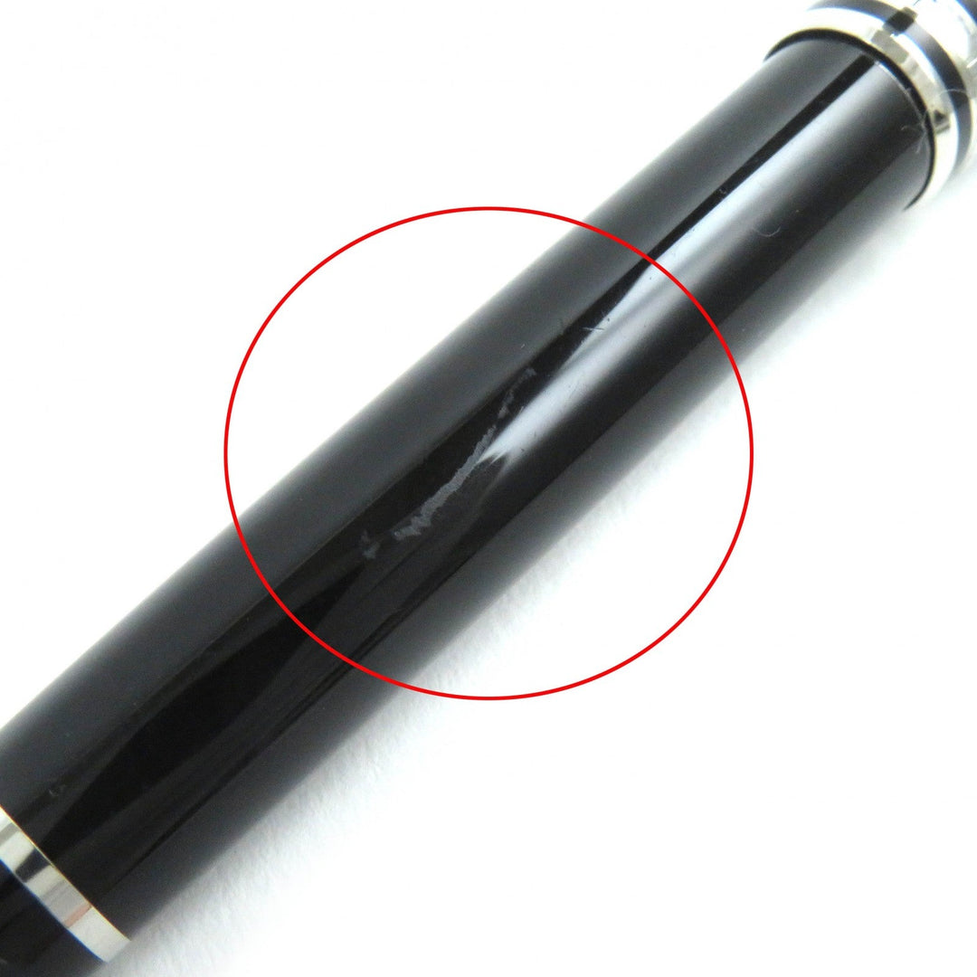 MONTBLANC Ballpoint pen Resin, Platinum black Meisterstck mens(Unisex) Used Authentic