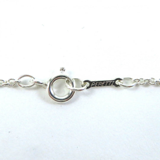 TIFFANY&Co. Necklace Main�FSV925 Silver Elsa Peretti Open Heart Pendant Medium Women Used Authentic