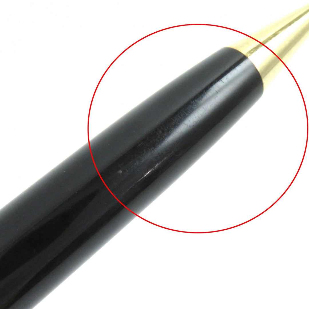 MONTBLANC Ballpoint pen Resin, Gold Plated black Meisterstck mens(Unisex) Used Authentic