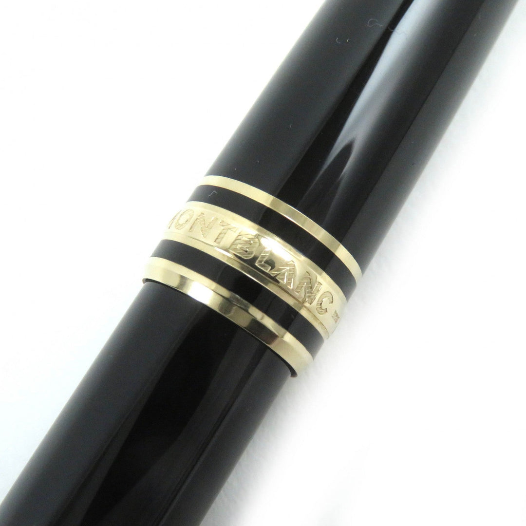 MONTBLANC Ballpoint pen Resin, Gold Plated black Meisterstck Classic mens(Unisex) Used Authentic