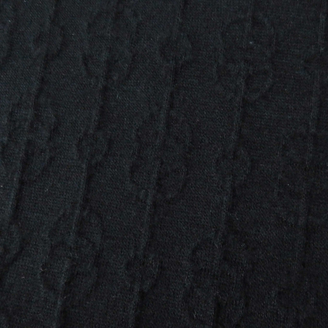 HERMES one piece 2E2505D3 cashmere black Women 38 Used Authentic