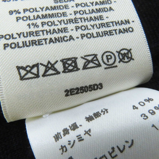 HERMES one piece 2E2505D3 cashmere black Women 38 Used Authentic