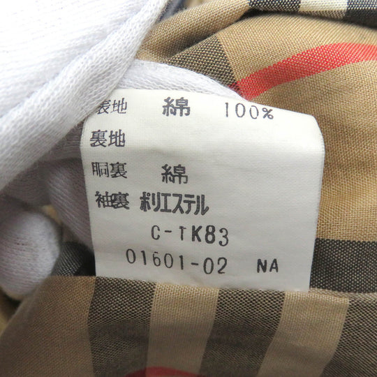 BURBERRY trench coat Main: 100% cotton, sleeve lining: 100% polyester beige mens Used Authentic