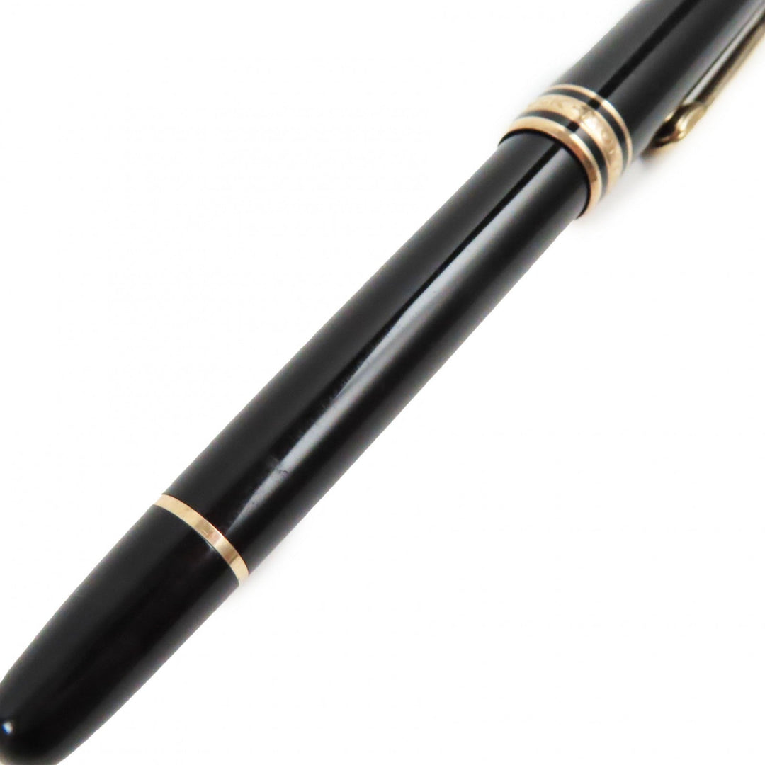 MONTBLANC fountain pen Pen point: K14 Black gold Meisterstck Classic mens Used Authentic