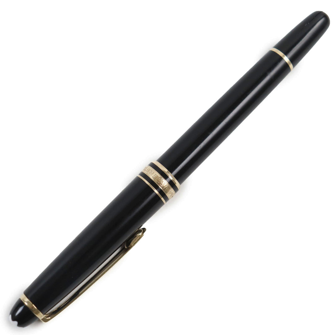 MONTBLANC fountain pen Pen point: K14 Black gold Meisterstck Classic mens Used Authentic