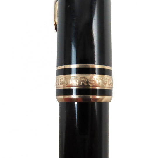 MONTBLANC fountain pen Pen point: K14 Black gold Meisterstck Classic mens Used Authentic