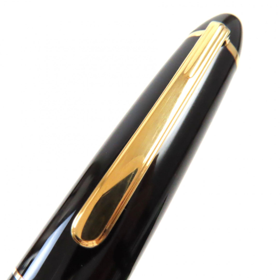 MONTBLANC fountain pen Pen point: K14 Black gold Meisterstuck No.146 mens Used Authentic