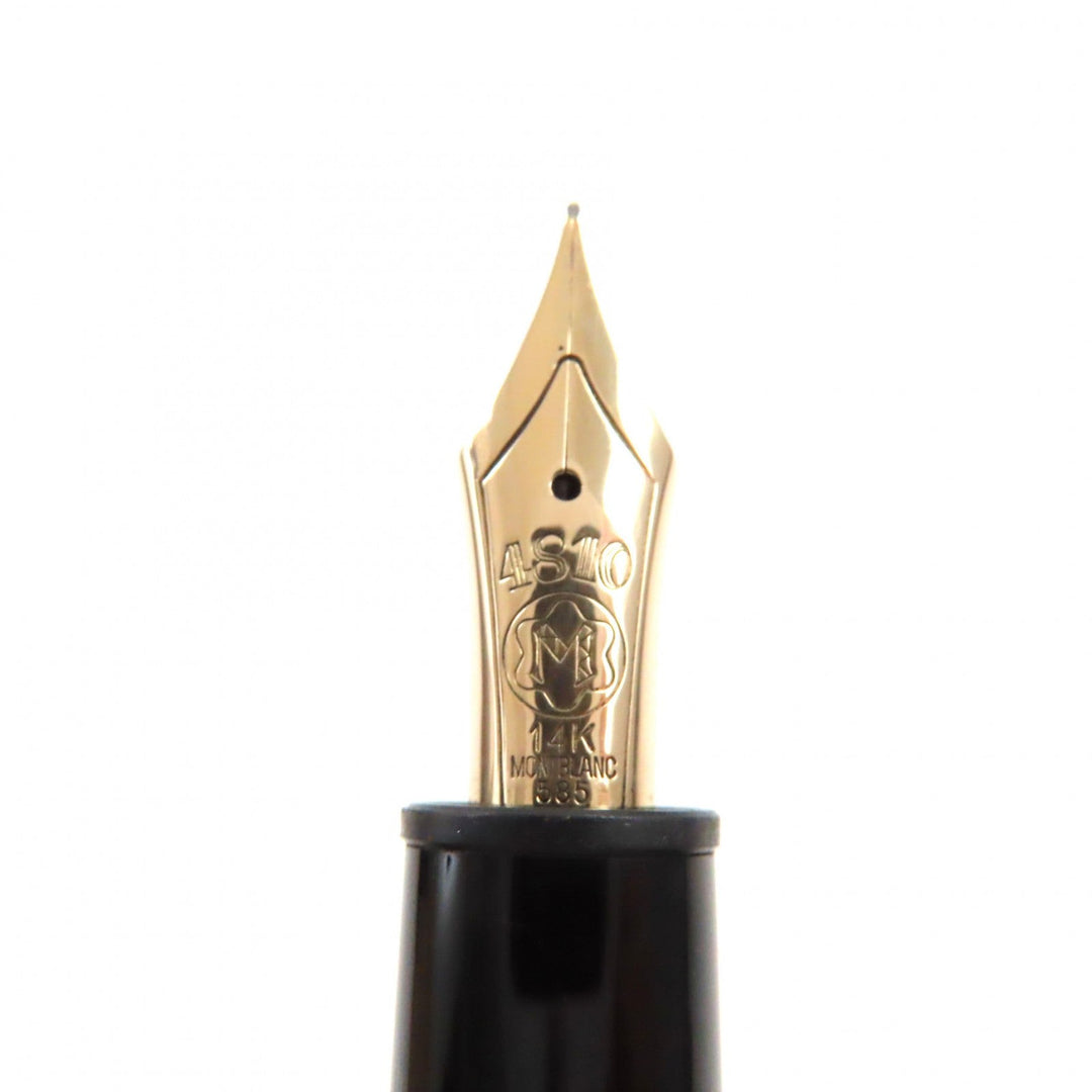 MONTBLANC fountain pen Pen point: K14 Black gold Meisterstuck No.146 mens Used Authentic