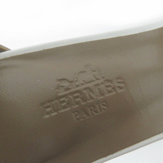 HERMES Sandals Main: Leather multicolor Money Women 36 1/2 Used Authentic