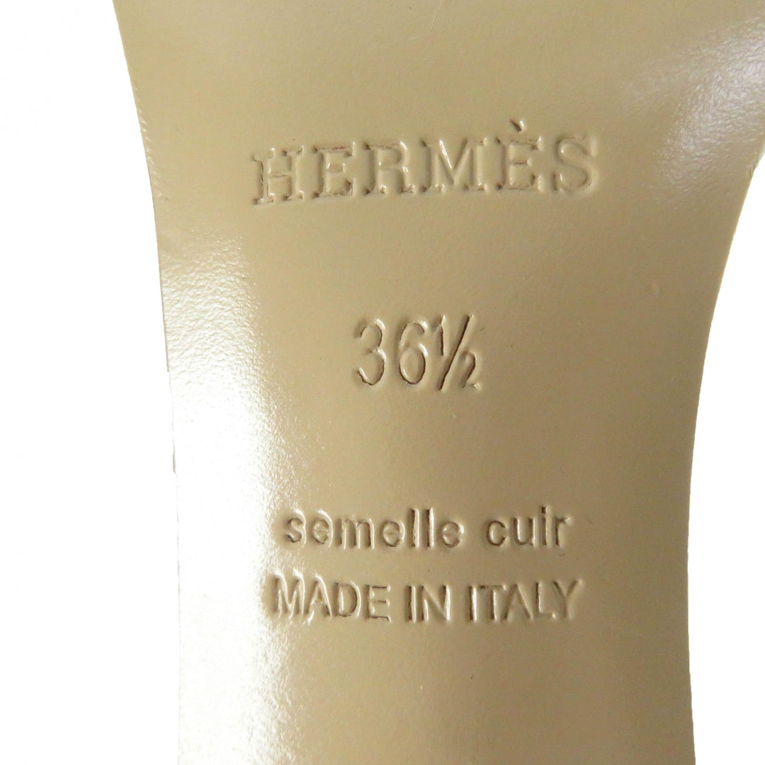 HERMES Sandals Main: Leather multicolor Money Women 36 1/2 Used Authentic