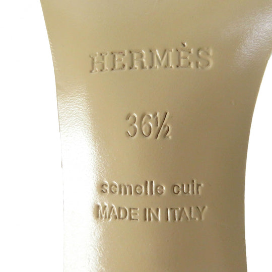 HERMES Sandals Main: Leather multicolor Money Women 36 1/2 Used Authentic