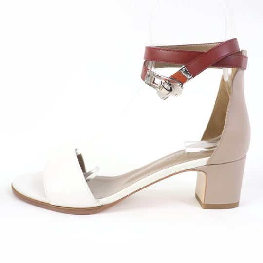 HERMES Sandals Main: Leather multicolor Money Women 36 1/2 Used Authentic