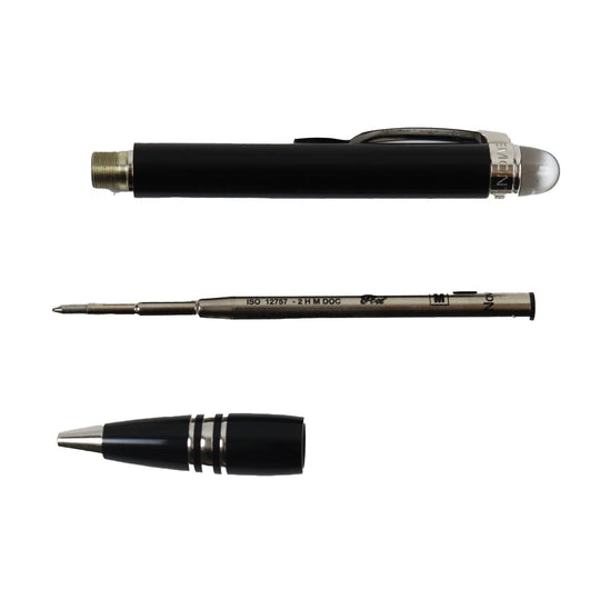 MONTBLANC Ballpoint pen Resin, Platinum black Starwalker mens(Unisex) Used Authentic