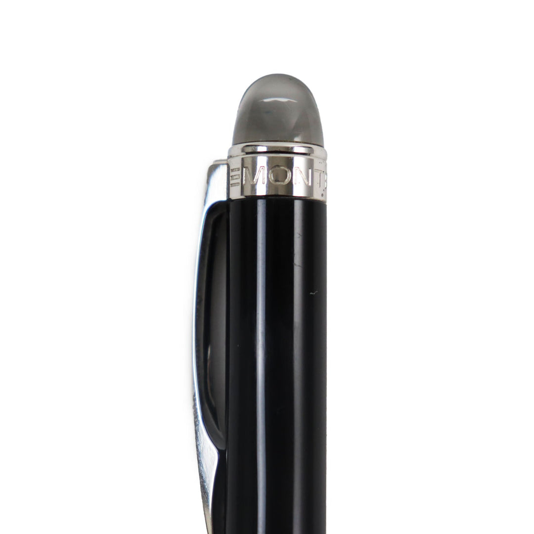 MONTBLANC Ballpoint pen Resin, Platinum black Starwalker mens(Unisex) Used Authentic