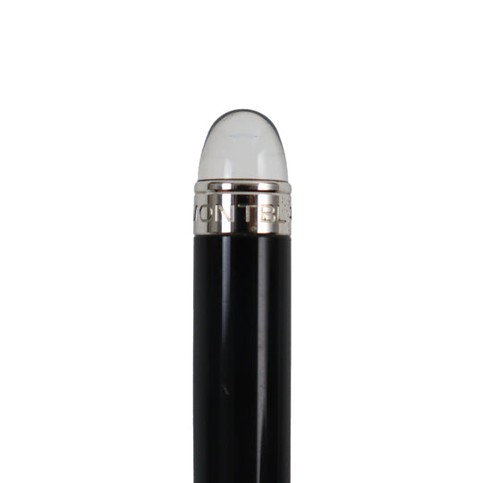 MONTBLANC Ballpoint pen Resin, Platinum black Starwalker mens(Unisex) Used Authentic