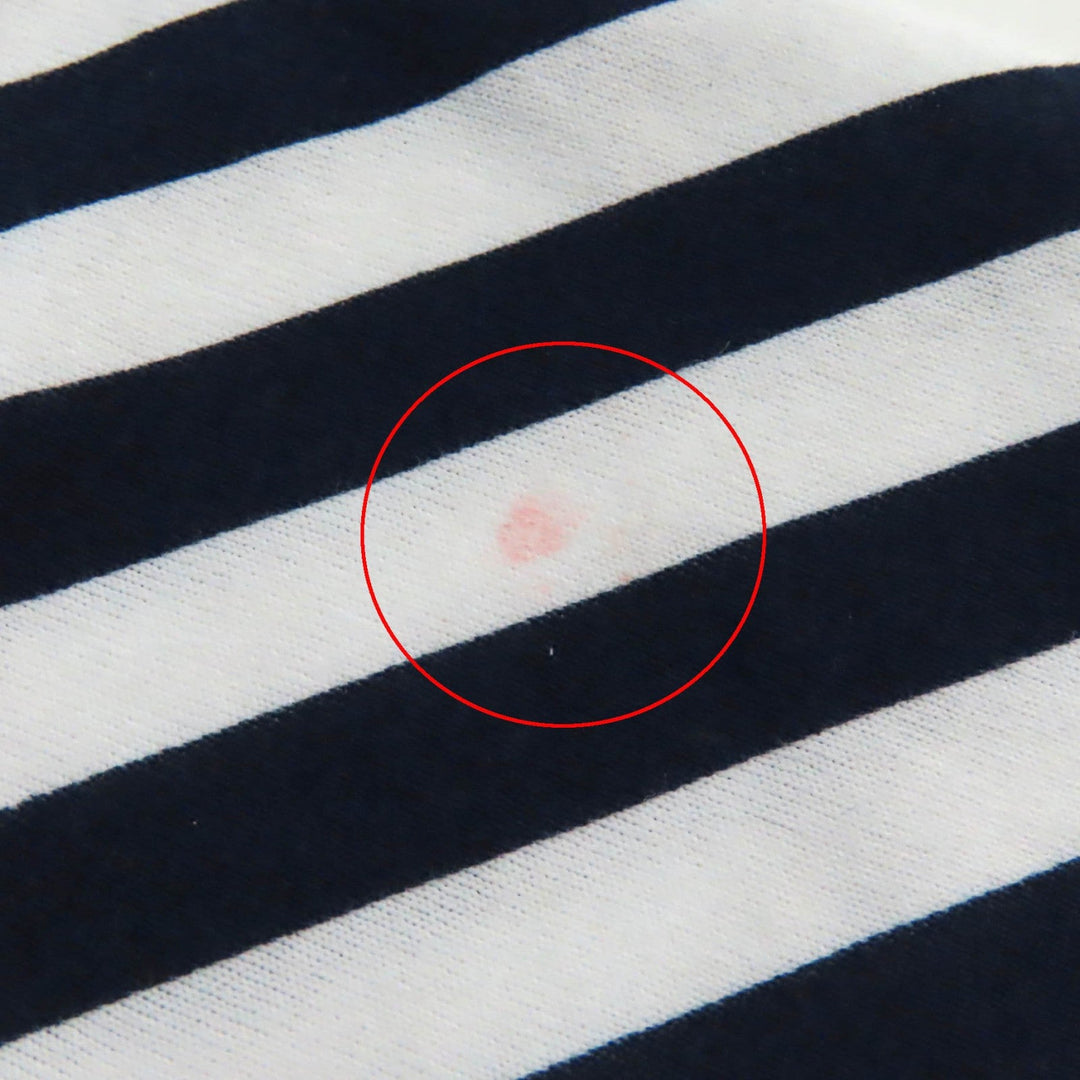 GUCCI Short sleeve T-shirt 789314 Main: 100% cotton Navy white Women XS Used Authentic