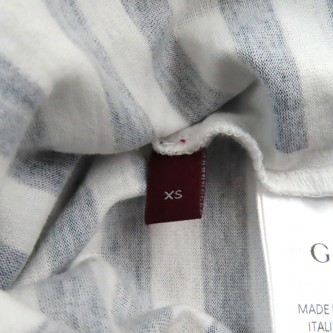 GUCCI Short sleeve T-shirt 789314 Main: 100% cotton Navy white Women XS Used Authentic