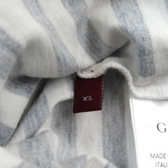 GUCCI Short sleeve T-shirt 789314 Main: 100% cotton Navy white Women XS Used Authentic