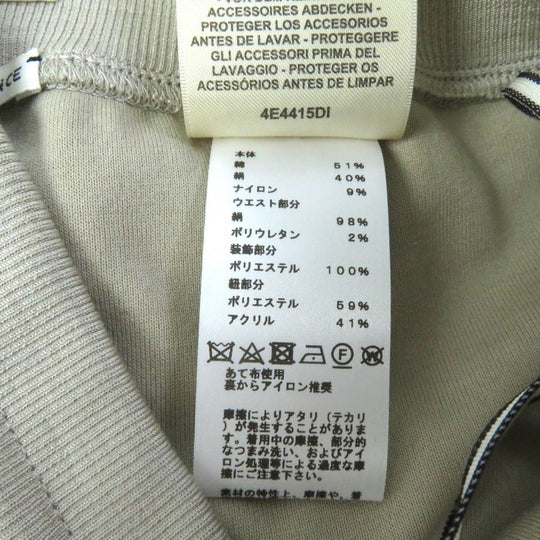 HERMES Pants 4E4415DI Main: 51% cotton, Main: 40% silk, Main: 9% nylon, Part: 98% silk, Part: 2% polyurethane beige Flowy Women 36 Used Authentic