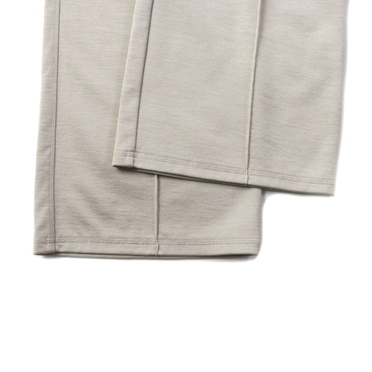 HERMES Pants 4E4415DI Main: 51% cotton, Main: 40% silk, Main: 9% nylon, Part: 98% silk, Part: 2% polyurethane beige Flowy Women 36 Used Authentic