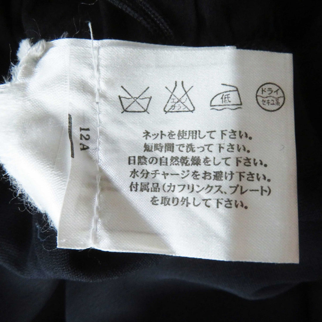 CHANEL overalls P40728 Outer: 85% linen, Outer: 15% nylon, Lining: 94% silk, Lining: 6% polyurethane, Part: 100% silk Navy black Women 34 Used Authentic