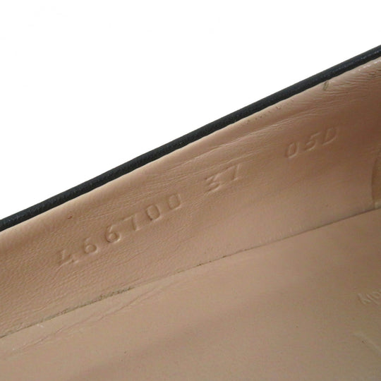 GUCCI pumps 466700 Main: Leather black Women 37 Used Authentic