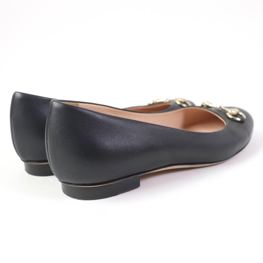 GUCCI pumps 466700 Main: Leather black Women 37 Used Authentic