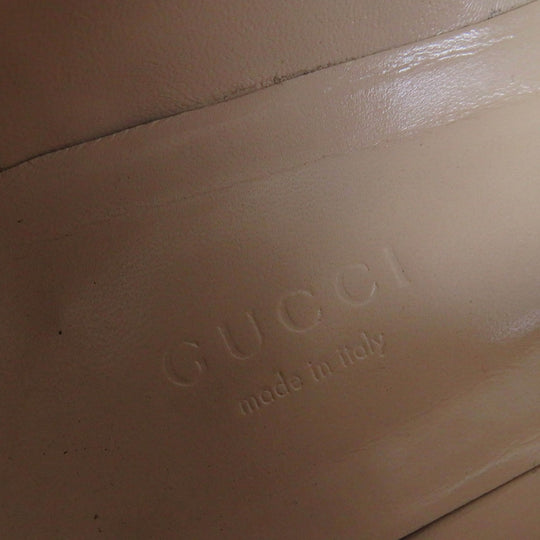 GUCCI pumps 466700 Main: Leather black Women 37 Used Authentic