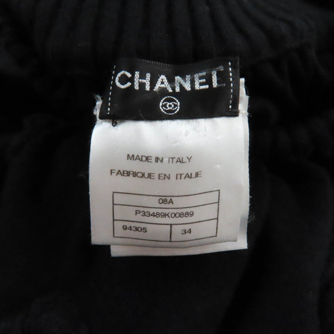 CHANEL skirt P33489 K00889 Outer: 75% cashmere, Outer: 18% nylon, Outer: 4% wool, Outer: 3% mohair, Lining: 100% nylon black Women 34 Used Authentic
