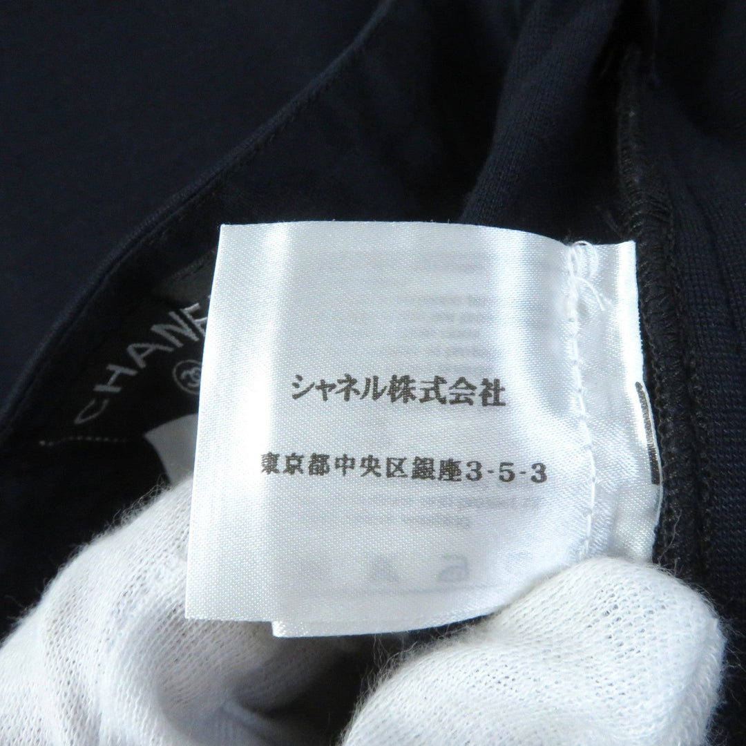 CHANEL Pants P43060 V31604 Main: 73% rayon, Main: 20% nylon, Main: 7% elastane (polyurethane) Navy Women 40 Used Authentic