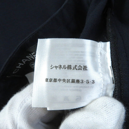 CHANEL Pants P43060 V31604 Main: 73% rayon, Main: 20% nylon, Main: 7% elastane (polyurethane) Navy Women 40 Used Authentic