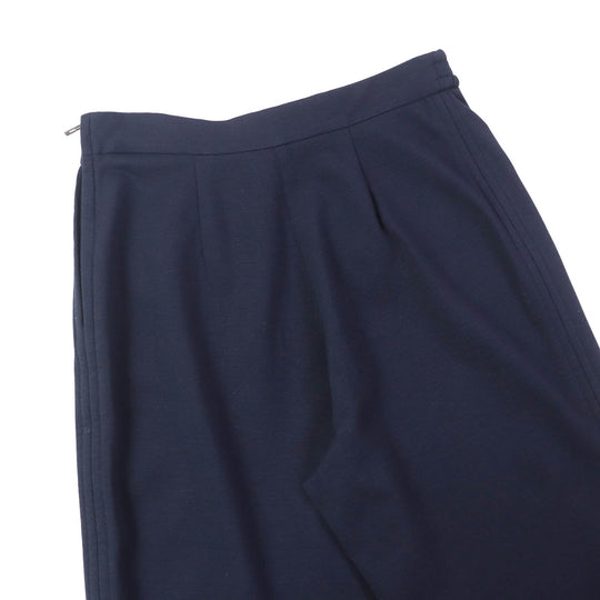 CHANEL Pants P43060 V31604 Main: 73% rayon, Main: 20% nylon, Main: 7% elastane (polyurethane) Navy Women 40 Used Authentic