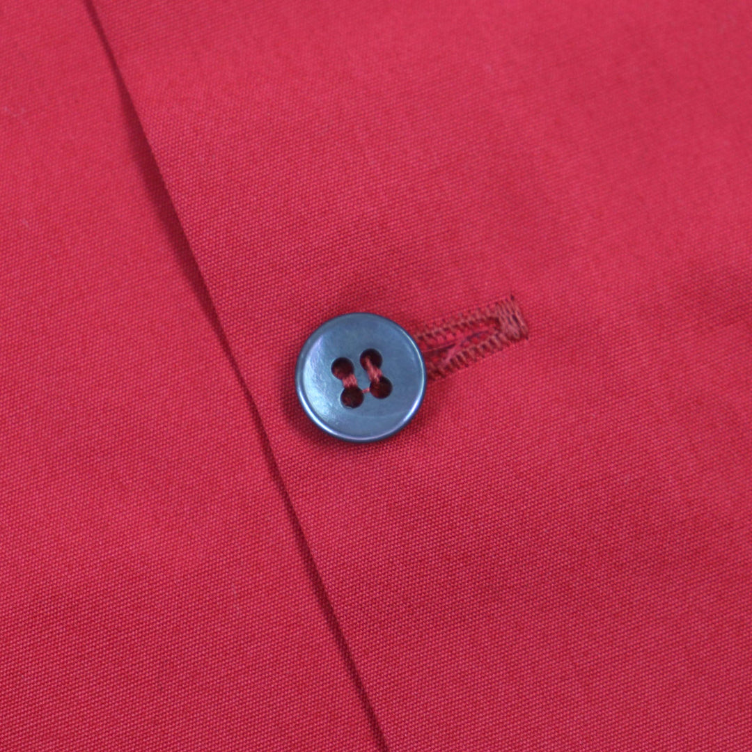 DOLCE&GABBANA Long sleeve shirt G5DN7Z Main: 100% cotton, embroidery: 50% metal fiber, 25% polyester, 10% plastic, 10% silk, 5% viscose Red GOLD mens 41 Used Authentic