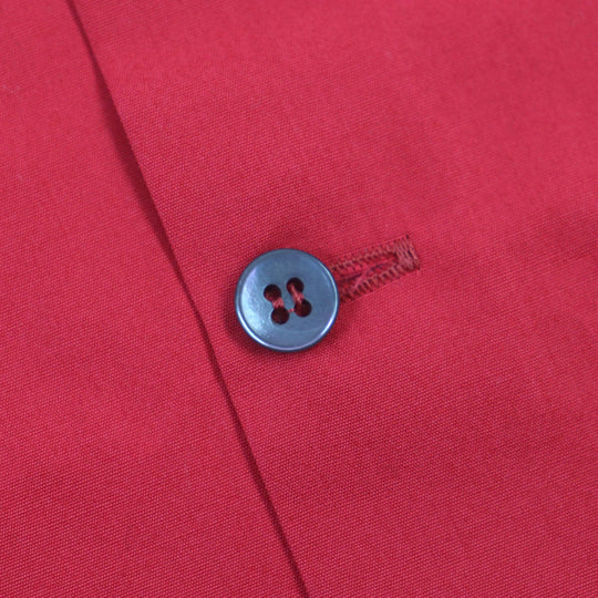 DOLCE&GABBANA Long sleeve shirt G5DN7Z Main: 100% cotton, embroidery: 50% metal fiber, 25% polyester, 10% plastic, 10% silk, 5% viscose Red GOLD mens 41 Used Authentic