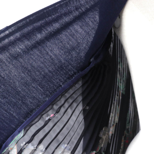 Sacai cardigan 19-04567 Main: 100% wool, Part: 100% polyester Navy multi Women 1 Used Authentic