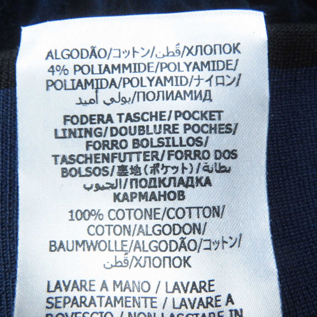 GUCCI one piece 695679 Outer: 85% cotton, Outer: 15% nylon, Part: 100% nylon, Lining: 100% cotton, Trimming: 91% polyester, 9% polyurethane, Embroidery: 65% polyester, 31% cotton, 4% nylon Navy Trefoil embroidered chenille dress Women S Used Authentic