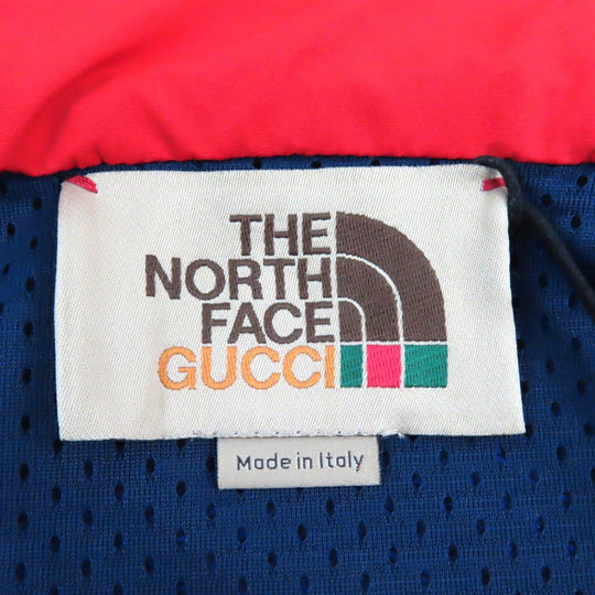 GUCCI Hoodie 671462 Main: 100% cotton, Main: 100% nylon, Lining: 100% polyester Blue red mens M Used Authentic