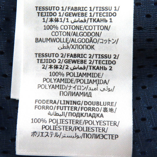 GUCCI Hoodie 671462 Main: 100% cotton, Main: 100% nylon, Lining: 100% polyester Blue red mens M Used Authentic