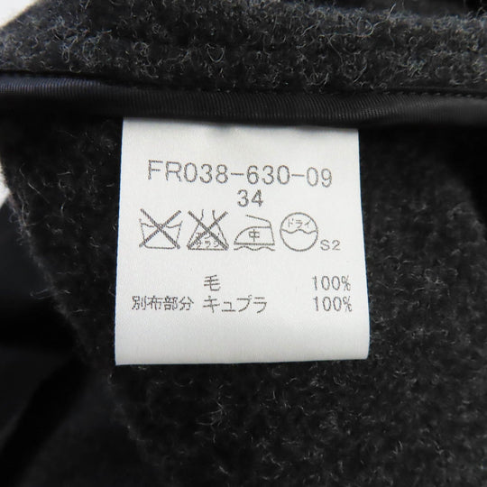 BURBERRY LONDON trench coat FR038-630 Outer: 100% cotton, Part: Leather, Lining: 100% cotton, Part: Cupra, Liner Main: 100% wool, Part: Cupra black Women 34 Used Authentic