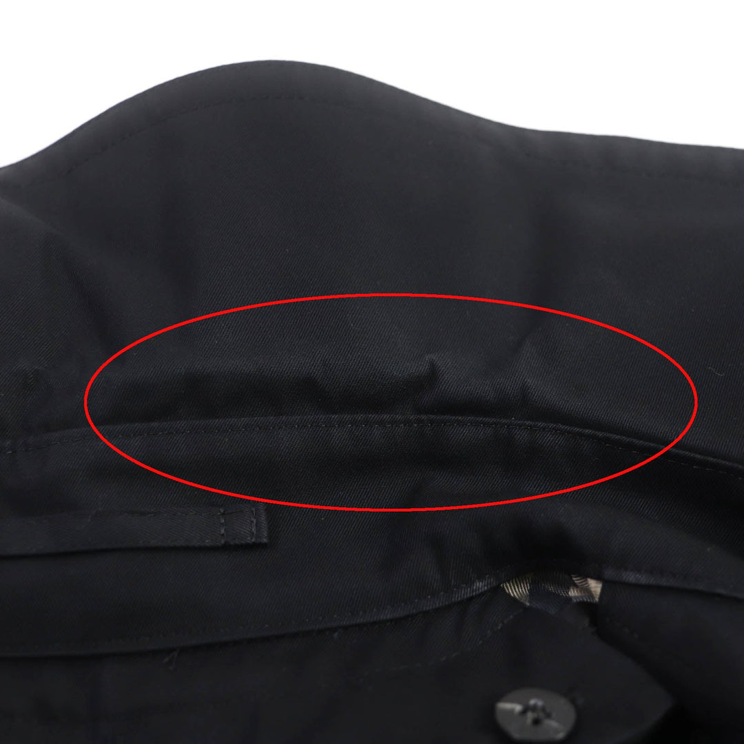 BURBERRY LONDON trench coat FR038-630 Outer: 100% cotton, Part: Leather, Lining: 100% cotton, Part: Cupra, Liner Main: 100% wool, Part: Cupra black Women 34 Used Authentic