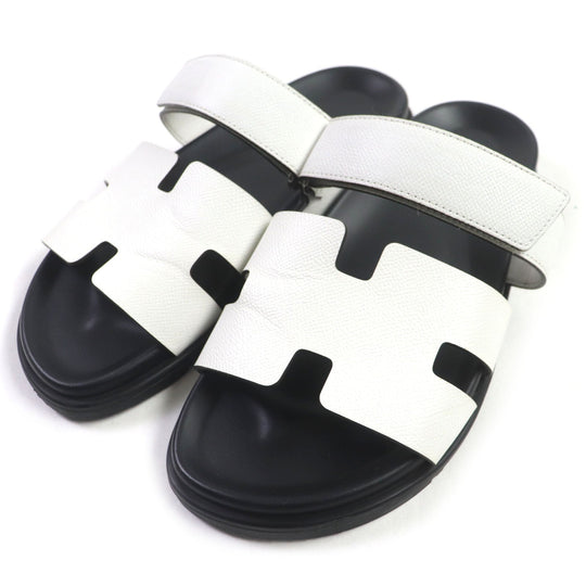 HERMES Sandals Main: Leather white Shipre mens 42 Used Authentic