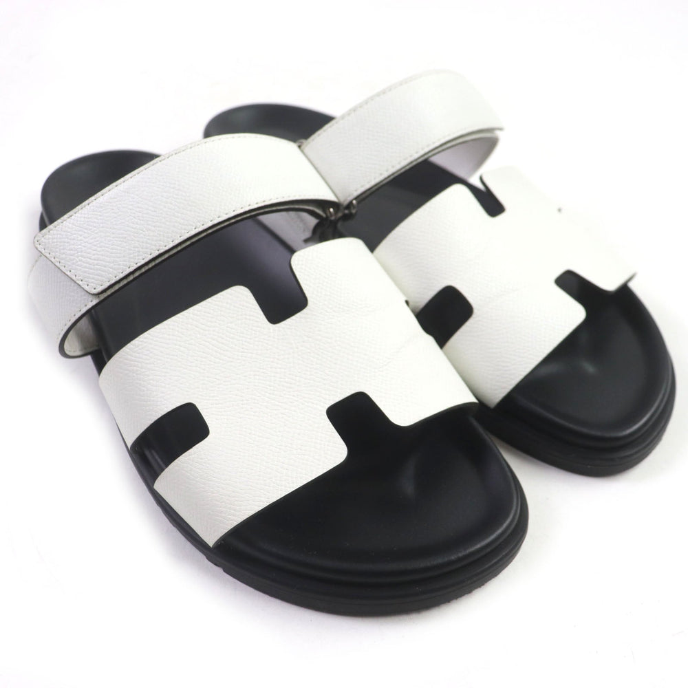 HERMES Sandals Main: Leather white Shipre mens 42 Used Authentic