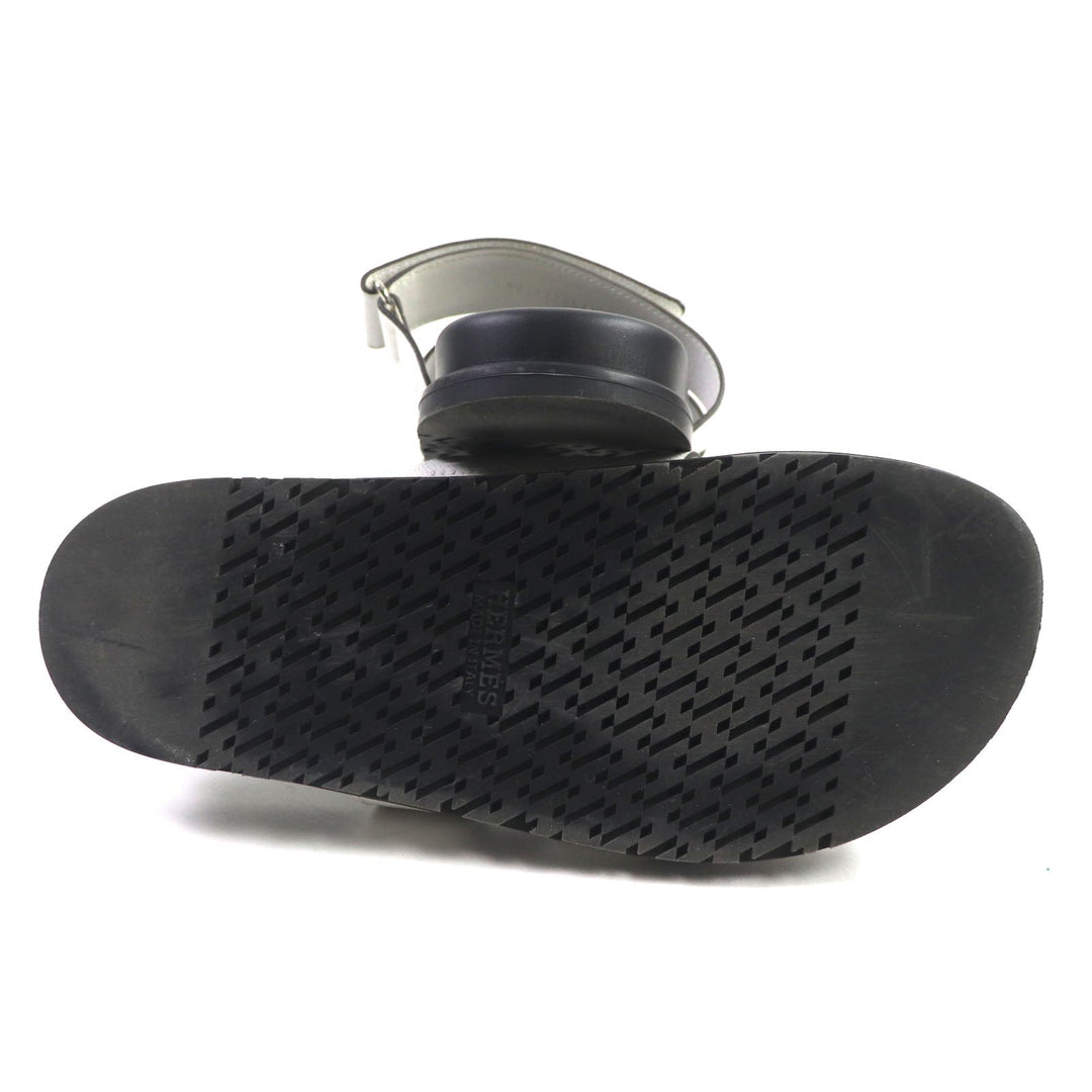 HERMES Sandals Main: Leather white Shipre mens 42 Used Authentic