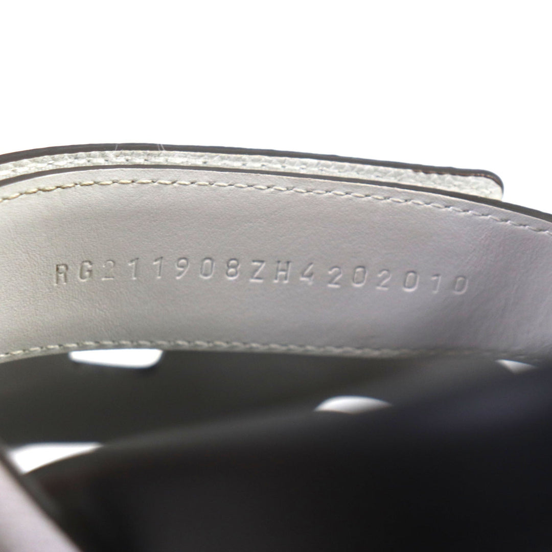 HERMES Sandals Main: Leather white Shipre mens 42 Used Authentic