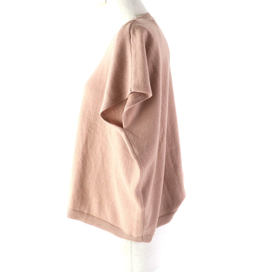 VALENTINO knit KB3KC1OM2EE Main: 100% cashmere pink beige Women S Used Authentic