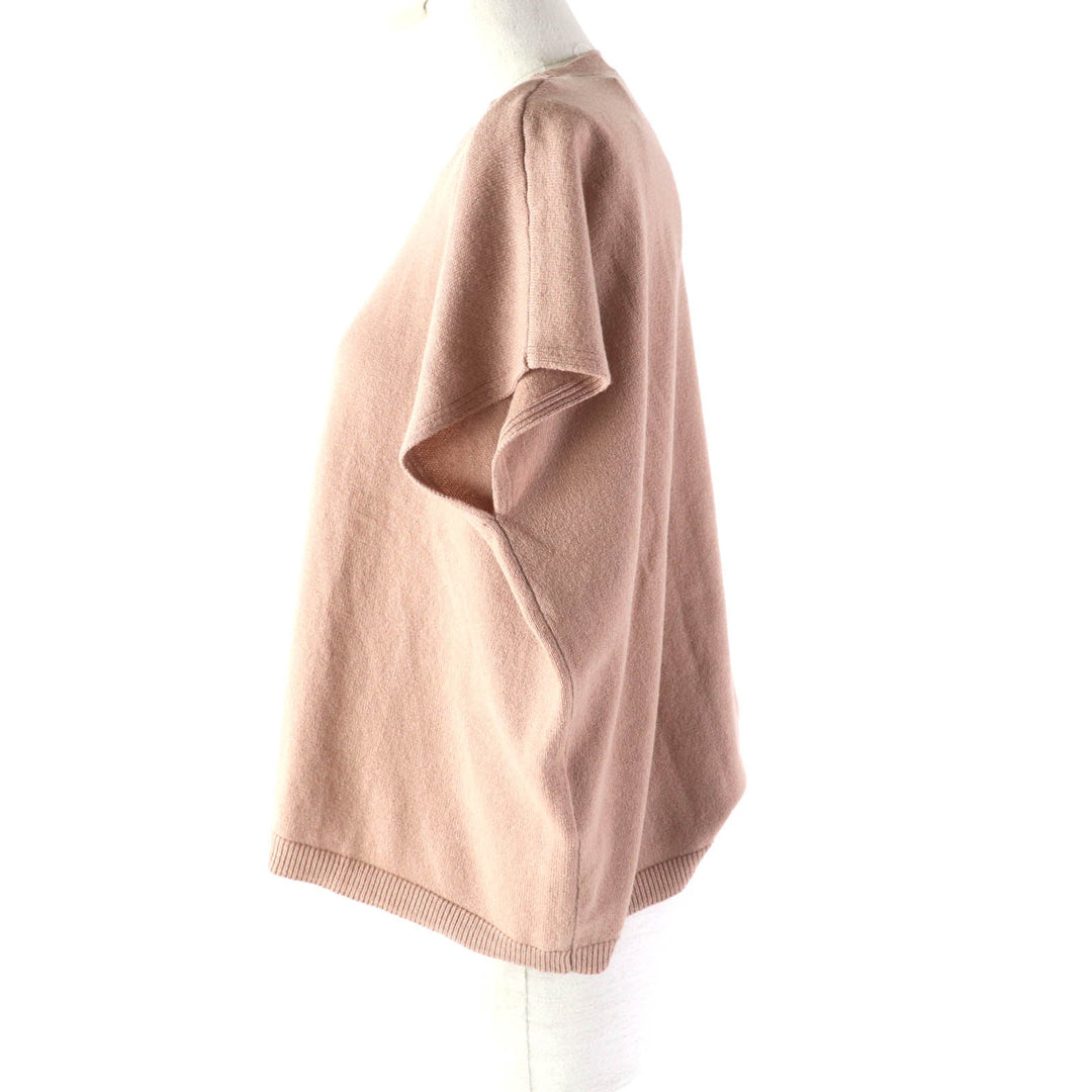 VALENTINO knit KB3KC1OM2EE Main: 100% cashmere pink beige Women S Used Authentic